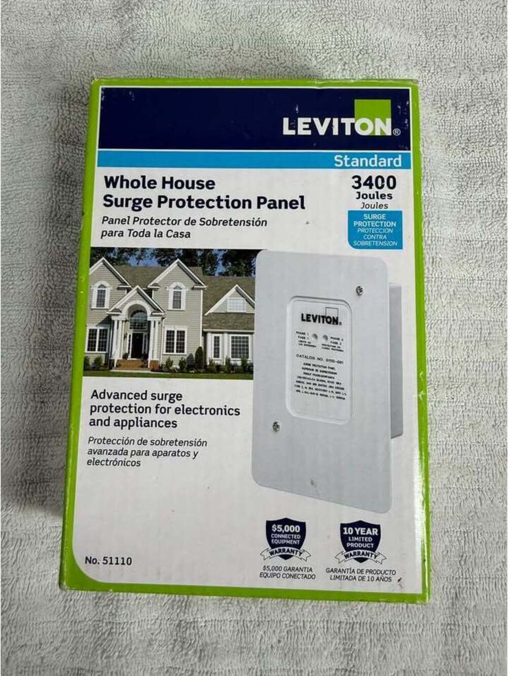 Leviton Whole House Surge Protection Panel 51110